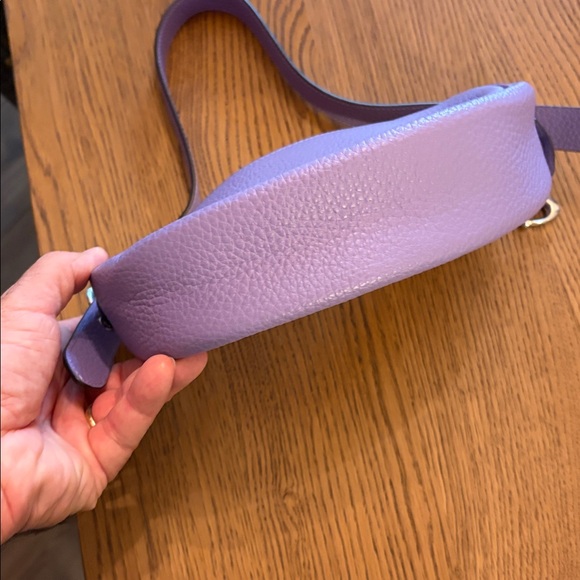 Coach Luna Shoulder Bag in Soft Purple Pebbled Leather - Picture 5 of 9